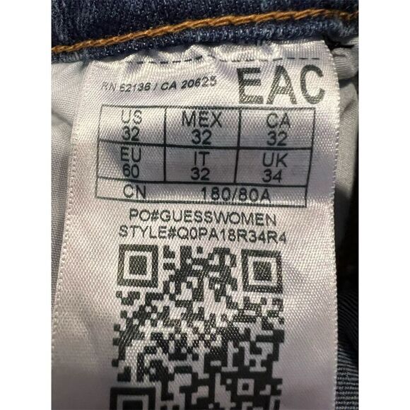 GUESS Vanessa sweetheart Denim overall Size 32 Blue Sweetheart Neckline Casual - Picture 7 of 10